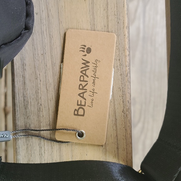 BearPaw Quilted Black Crossbody with Gold Accents - Picture 2 of 8